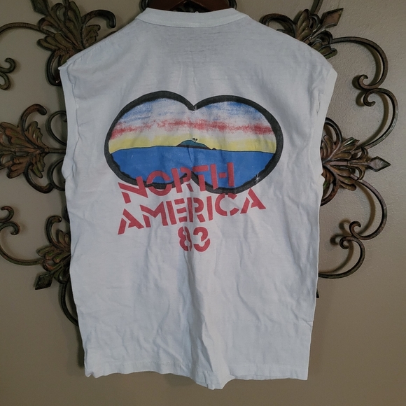 Rare 1983 Men At Work Tour Tee - Picture 1 of 4